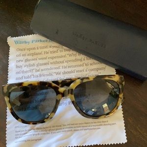 Warby Parker tortoise shell sunglasses